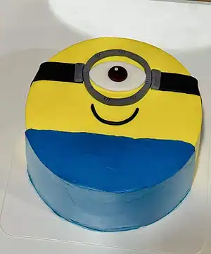 เค้ก Minion การ์ตูนสุดน่ารักสำหรับงานปาร์ตี้และวันเกิด.