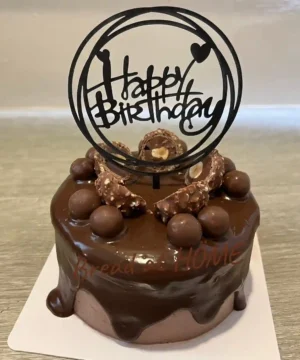 เค้กช็อกโกแลตกานาชครึ่งปอนด์