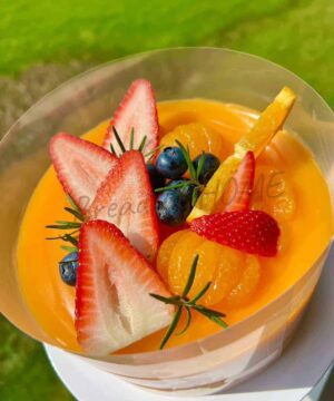 เค้กส้มวันเกิดสวยๆ 1 ปอนด์