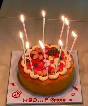 เค้กโบราณวันเกิด 1 ปอนด์