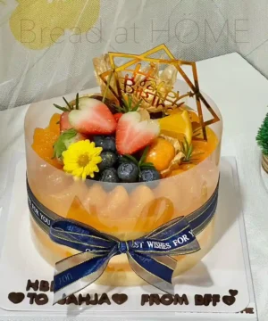 เค้กส้มวันเกิดสวยๆ 1 ปอนด์