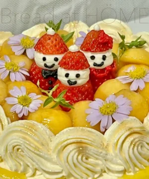 เค้กลูกพีชครีมสด 1 ปอนด์