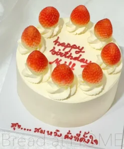 เค้กสตรอเบอรี่ช็อตเค้กเกาหลี 1 ปอนด์