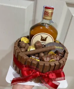 เค้กวันเกิดเค้กขวดเหล้า