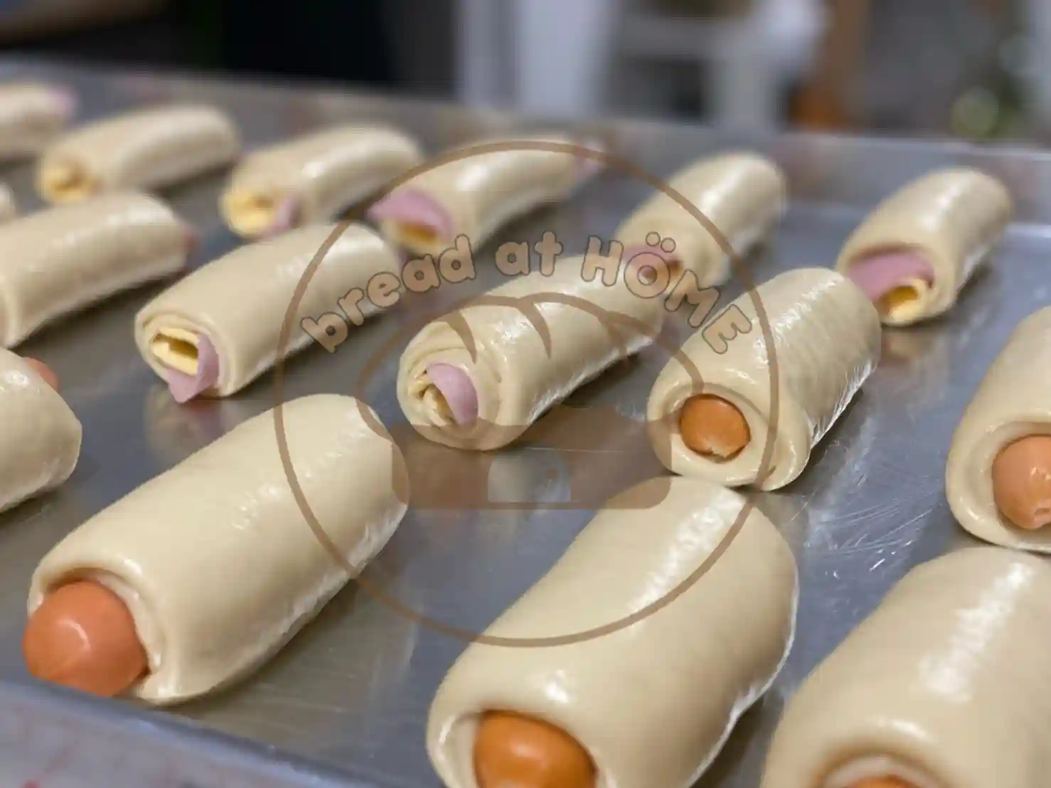การทำขนมปังไส้กรอก