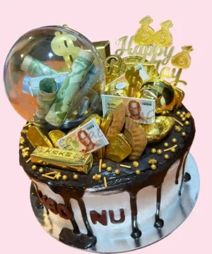 เค้กเงินทองวันเกิด 1 ปอนด์