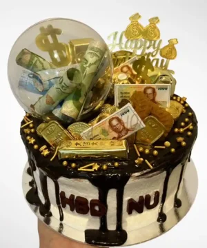 เค้กเงินทอง 1 ปอนด์