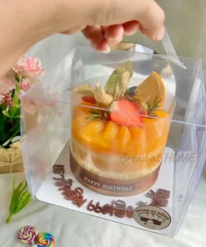 เค้กส้มวันเกิด 1/2 ปอนด์ สวยๆ