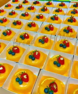 เค้กส้มลาวามินิ