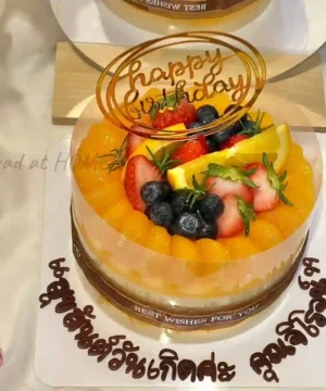 เค้กวันพิเศษเค้กส้มสด1 ปอนด์