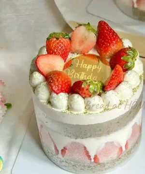 เค้กชาเขียวมัทฉะครีดสดเค้กมินิมอล 1 ปอนด์