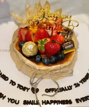 ชีสเค้กหน้าไหม้วันเกิด 1 ปอนด์