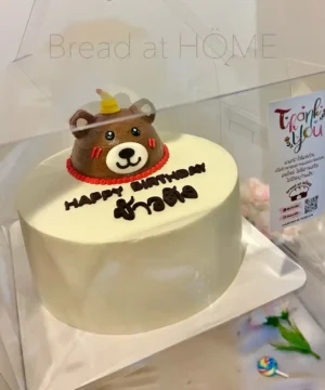 เค้กครีมนมฮอกไกโด 1p พร้อมกล่องใส