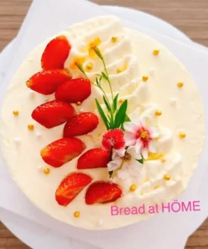 สตรอเบอร์รีช็อตเค้กญี่ปุ่น 1 ปอนด์