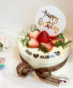 สตรอว์เบอร์รีช็อตเค้ก 1 ปอนด์