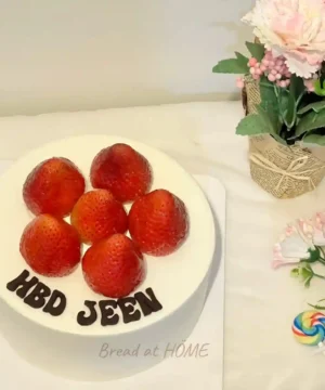 สตอเบอร์รี่ช็อตเค้ก 1 ปอนด์