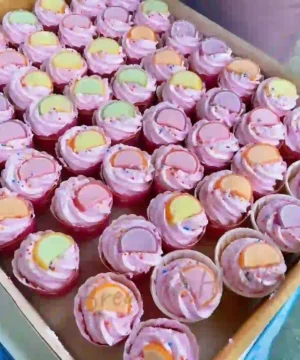 คัพเค้กครีมสดวนิลา