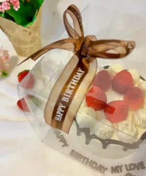 สตอเบอรี่ช็อตเค้กวันครบรอบ 1/2 ปอนด์