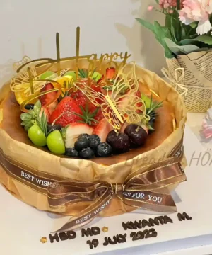 ชีสเค้กหน้าไหม้วันเกิด 1 ปอนด์