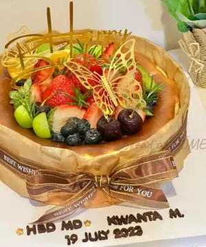 ชีสเค้กหน้าไหม้วันเกิด 1p