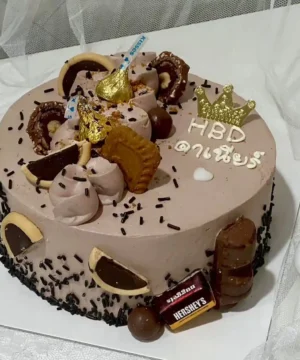 เค้กช็อกโกแลตวันเกิด 1 ปอนด์