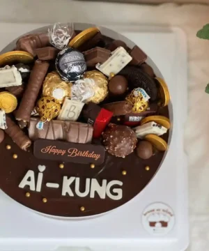 เค้กช็อกโกแลตวันเกิด 2 ปอนด์