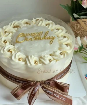 เค้กวันเกิดมะพร้าวอ่อนครีมสด 2 ปอนด์