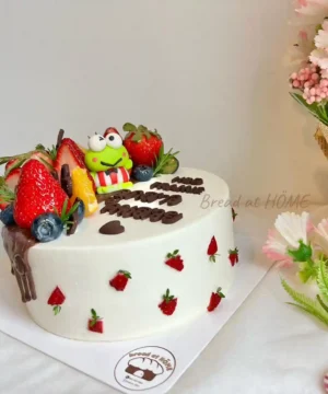 เค้กการ์ตูนกบเคโระ 1 ปอนด์