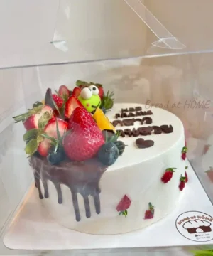 เค้กการ์ตูนกบเคโระ พร้อมกล่องใส