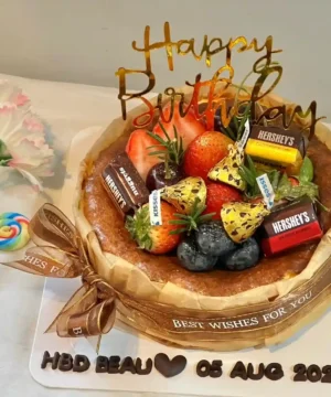 ชีสเค้กหน้าไหม้วันเกิด 1p