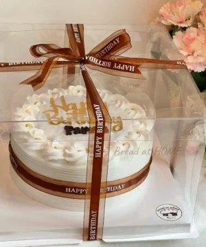 เค้กมะพร้าวอ่อนครีมสดเค้กวันเกิด 2p พร้อมกล่อง