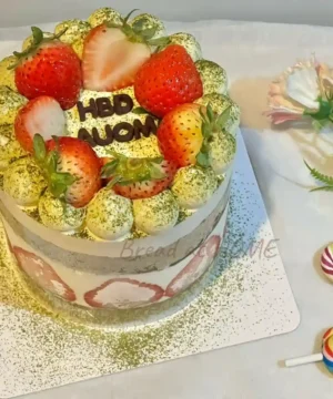 เค้กชาเขียวมัทฉะวันเกิด 1/2 p