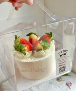 เค้กชาเขียวมัทฉะวันเกิด ครึ่งปอนด์ พร้อมกล่อง