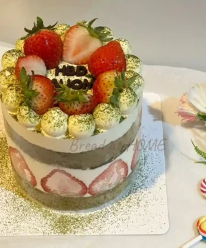 เค้กชาเขียวมัทฉะวันเกิด 1/2 ปอนด์