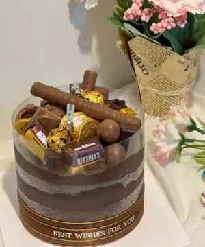 เค้กช็อกโกแลตหน้านิ่มครึ่งปอนด์