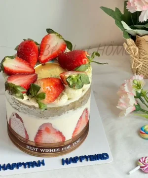 เค้กชาเขียวมัทฉะพรีเมี่ยมวันเกิด ครึ่้งปอนด์