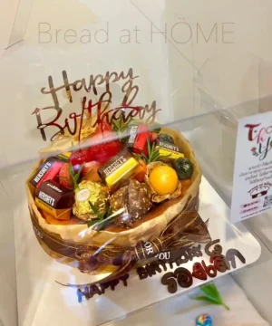 ชีสเค้กหน้าไหม้ 1 ปอนด์ อร่อย พร้อมกล่องใส