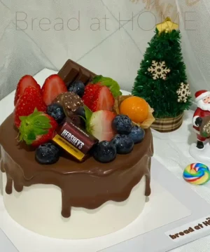 เค้กผลไม้สดสวยๆ 1/2 ปอนด์