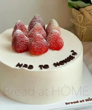 สตอเบอรี่ช็อตเค้กมินิมอล 1 ปอนด์