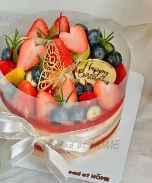 เค้กสตรอเบอรี่หน้านิ่ม 1 ปอนด์