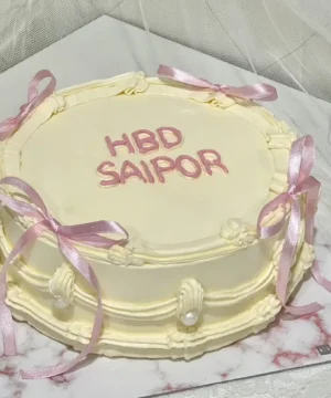 เค้กโบว์เกาหลี