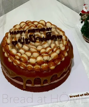 เค้กช็อกโกแลตคาราเมลแมคคาเดเมีย 2 ปอนด์