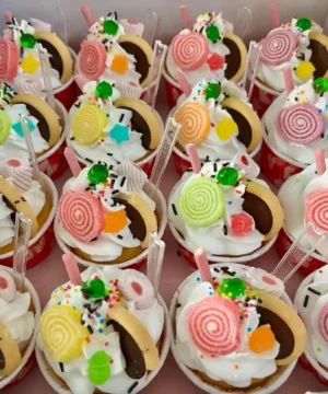 คัพเค้กวันเกิดเยลลี่