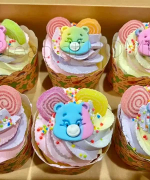 คัพเค้กสีพาสเทล