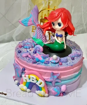 เค้กนางเงือกแอเรียลวันเกิด 1p