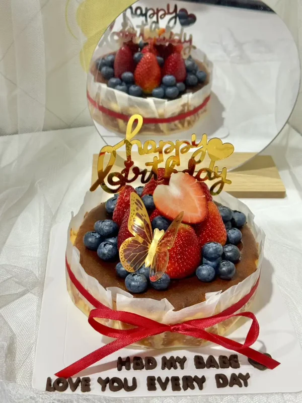 ชีสเค้กหน้าไหม้อร่อย 1 ปอนด์