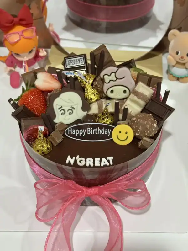 เค้กช็อกโกแลตหน้านิ่ม 2 ปอนด์