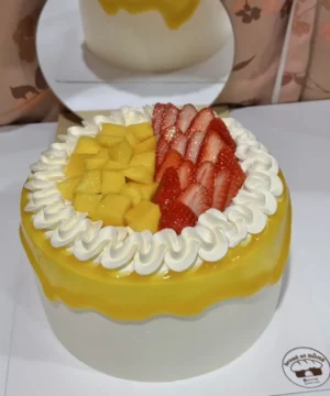 เค้กมะม่วงสตรอว์เบอร์รี 2 ปอนด์