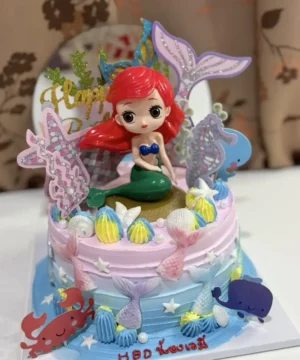 เค้กนางเงือกแอเรียล 1 pound