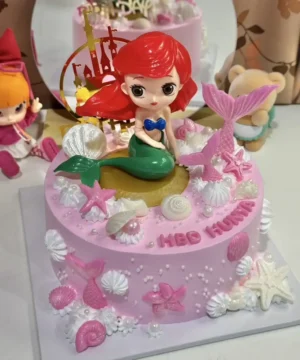 เค้กนางเงือกแอเรียล 1 ปอนด์